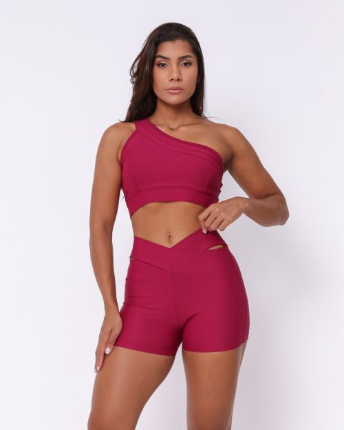 Conjunto Short B�sico C�s Cruzado Light + Top Paloma