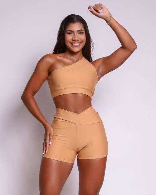 Conjunto Short B�sico C�s Cruzado Light + Top Paloma