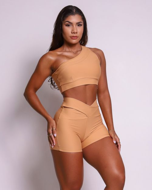 Conjunto Short B�sico C�s Cruzado Light + Top Paloma