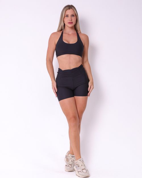 Conjunto Short Básico Cós Franzido Light + Top Jhully