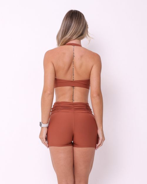 Conjunto Short Básico Cós Franzido Light + Top Jhully