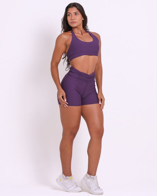 Conjunto Short Básico Cós Franzido Light + Top Jhully