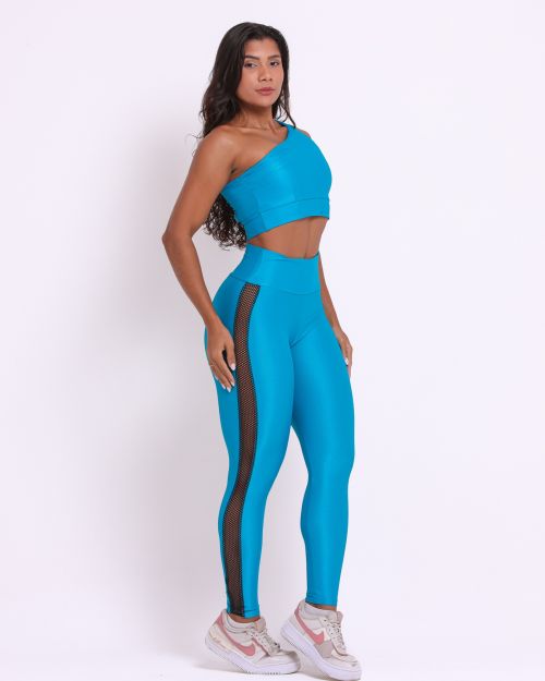 Conjunto Calça Legging Essence Compressão + Top Paloma