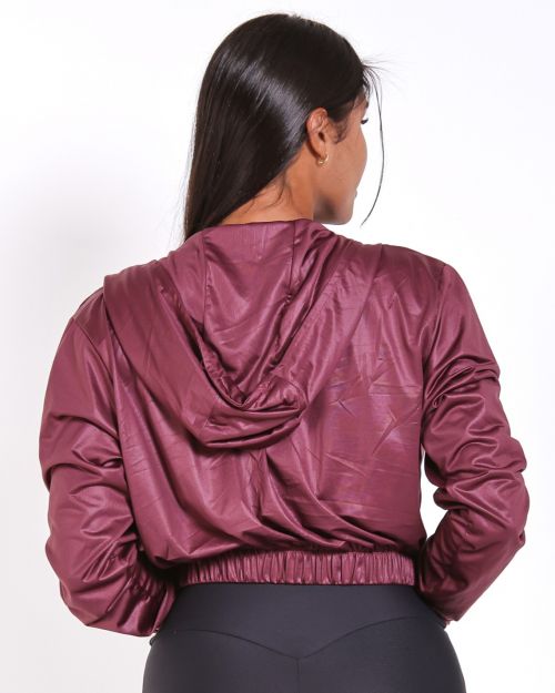 Jaqueta Cropped Corta-Vento Ultra Leve
