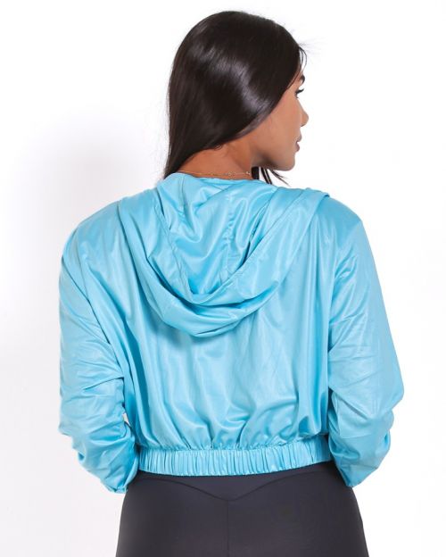 Jaqueta Cropped Corta-Vento Ultra Leve