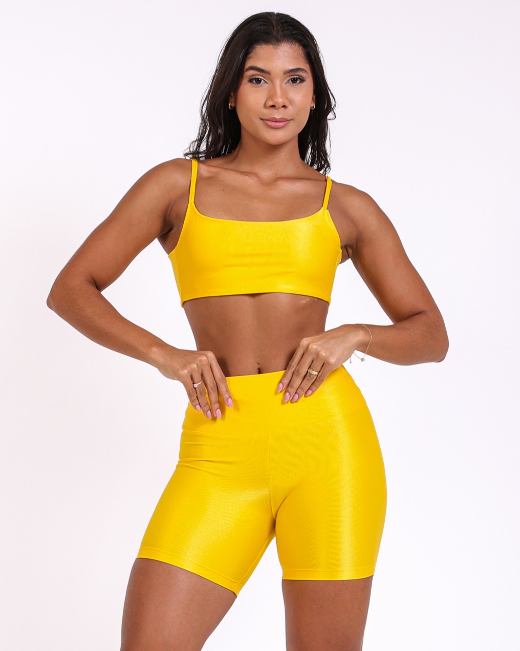 Conjunto Short Bermuda Compressão + Top Ju