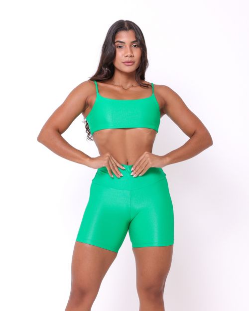 Conjunto Short Bermuda Compressão + Top Ju