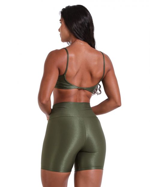 Conjunto Short Bermuda Compressão + Top Ju