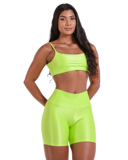 Conjunto Short Bermuda Compressão + Top Ju