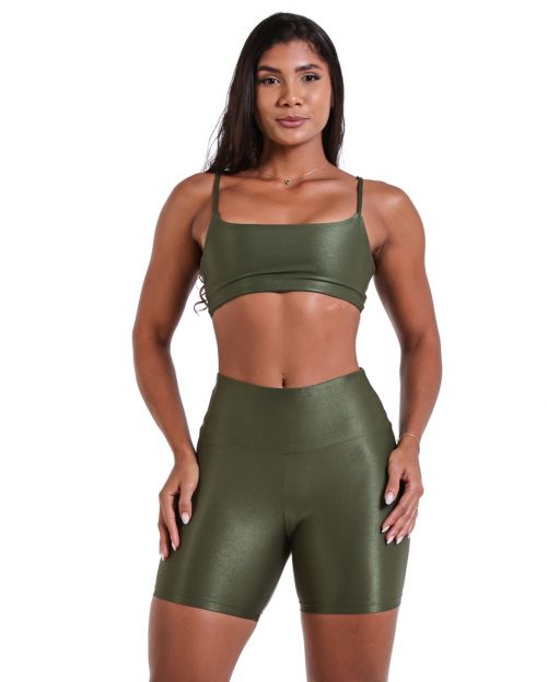 Conjunto Short Bermuda Compressão + Top Ju