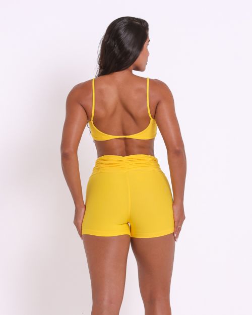 Conjunto Short Básico Cós Franzido Light + Top Ju