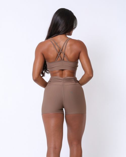 Conjunto Short Básico Cós Franzido Light + Top Lu