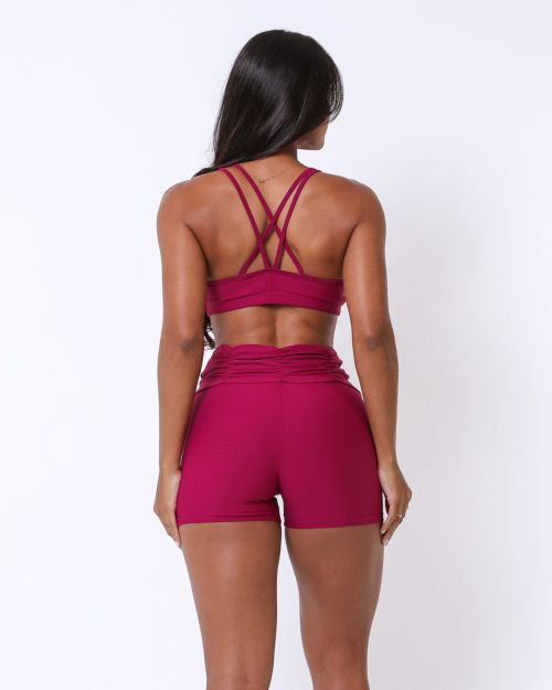 Conjunto Short Básico Cós Franzido Light + Top Lu