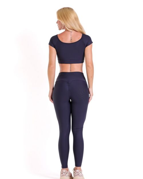 Conjunto Cal�a Legging Empina Light + Top Manguinha