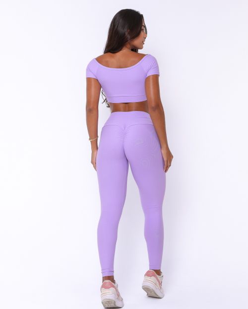 Conjunto Cal�a Legging Empina Light + Top Manguinha