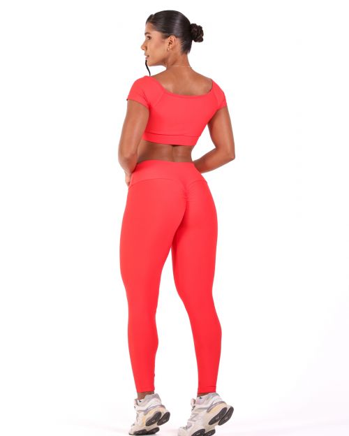 Conjunto Cal�a Legging Empina Light + Top Manguinha