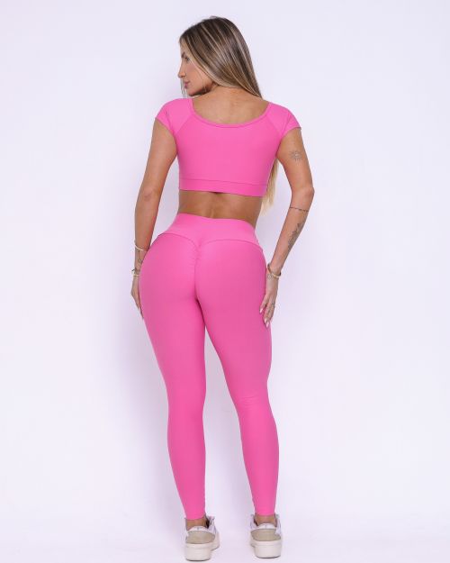 Conjunto Cal�a Legging Empina Light + Top Manguinha