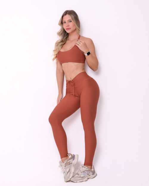 Conjunto Calça Legging Empina Light + Top Jhully