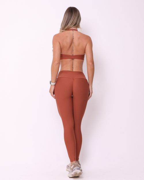 Conjunto Calça Legging Empina Light + Top Jhully