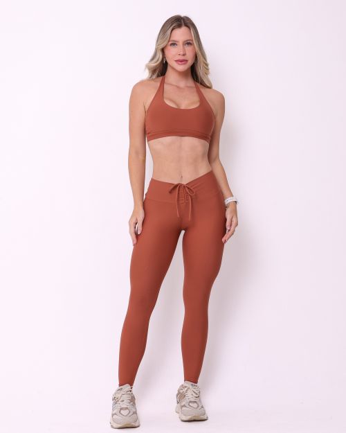 Conjunto Calça Legging Empina Light + Top Jhully