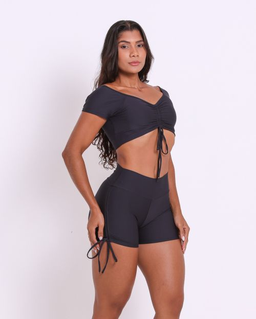 Conjunto Short Cross Light + Top Manguinha