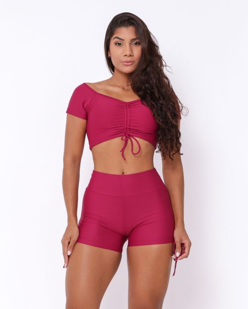Conjunto Short Cross Light + Top Manguinha