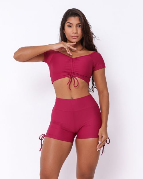 Conjunto Short Cross Light + Top Manguinha
