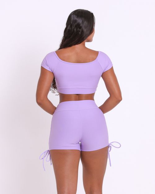 Conjunto Short Cross Light + Top Manguinha