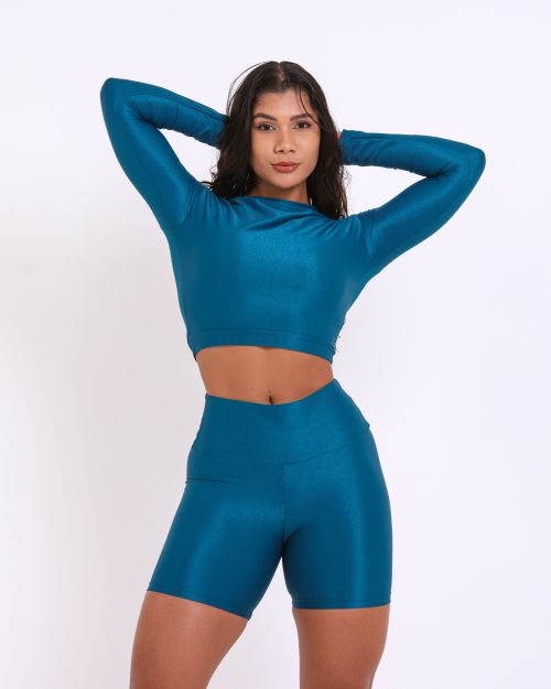 Conjunto Short Bermuda Compressão + Top Maria