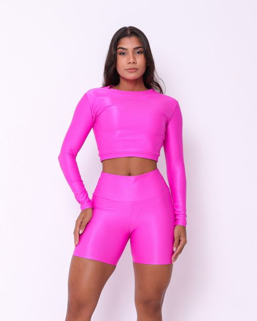 Conjunto Short Bermuda Compressão + Top Maria