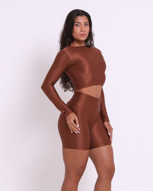 Conjunto Short Bermuda Compressão + Top Maria