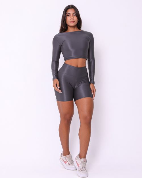 Conjunto Short Bermuda Compressão + Top Maria
