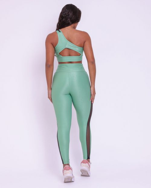 Conjunto Calça Legging Essence Compressão + Top Paloma Essence