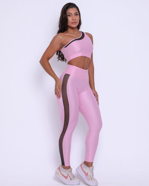 Conjunto Calça Legging Essence Compressão + Top Paloma Essence