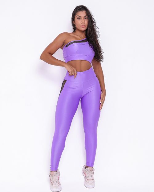 Conjunto Calça Legging Essence Compressão + Top Paloma Essence