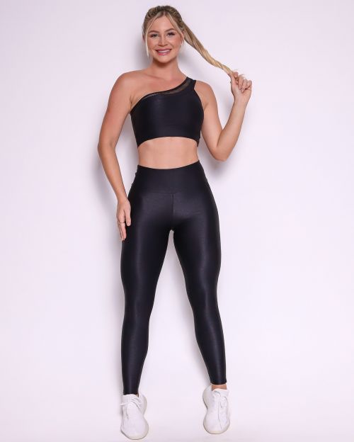 Conjunto Calça Legging Essence Compressão + Top Paloma Essence