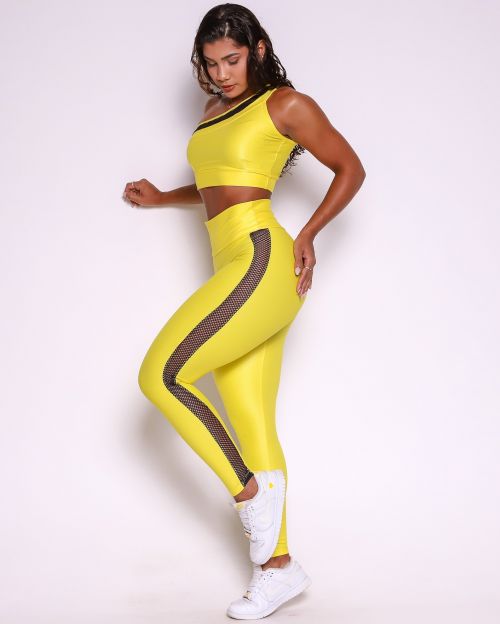 Conjunto Calça Legging Essence Compressão + Top Paloma Essence