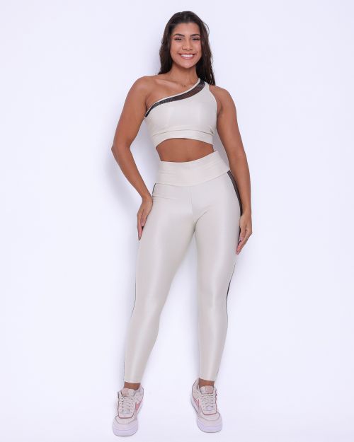 Conjunto Calça Legging Essence Compressão + Top Paloma Essence