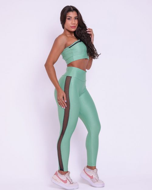Conjunto Calça Legging Essence Compressão + Top Paloma Essence