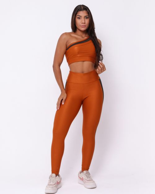 Conjunto Calça Legging Essence Compressão + Top Paloma Essence