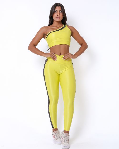 Conjunto Calça Legging Essence Compressão + Top Paloma Essence