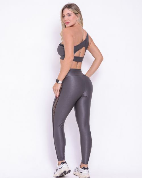 Conjunto Calça Legging Essence Compressão + Top Paloma Essence