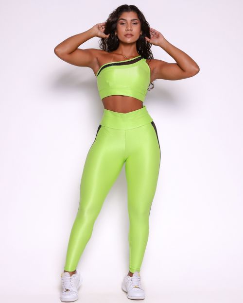 Conjunto Calça Legging Essence Compressão + Top Paloma Essence