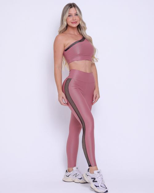 Conjunto Calça Legging Essence Compressão + Top Paloma Essence