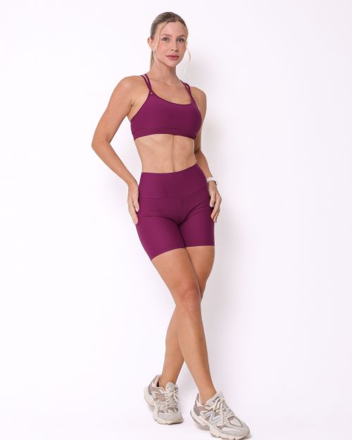 Conjunto Short Bermuda Light + Top Lu