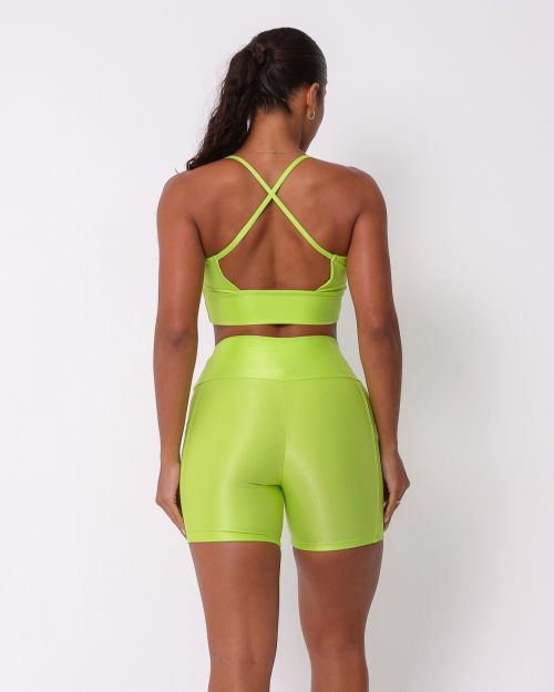Conjunto Short Bolso Duplo Compressão + Top Kelly