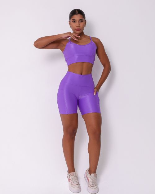 Conjunto Short Bolso Duplo Compressão + Top Kelly