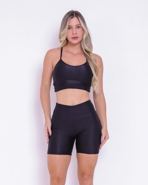Conjunto Short Bolso Duplo Compressão + Top Kelly