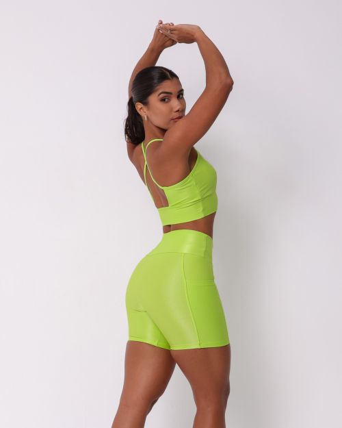 Conjunto Short Bolso Duplo Compressão + Top Kelly