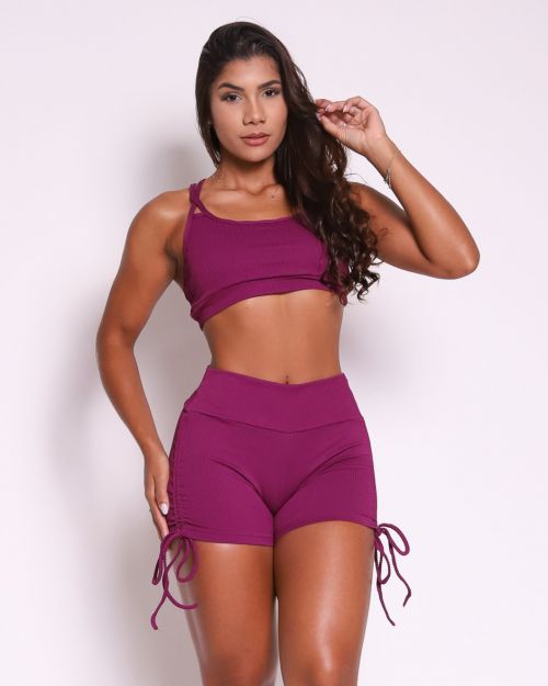 Conjunto Short Cross Valência + Top Lu